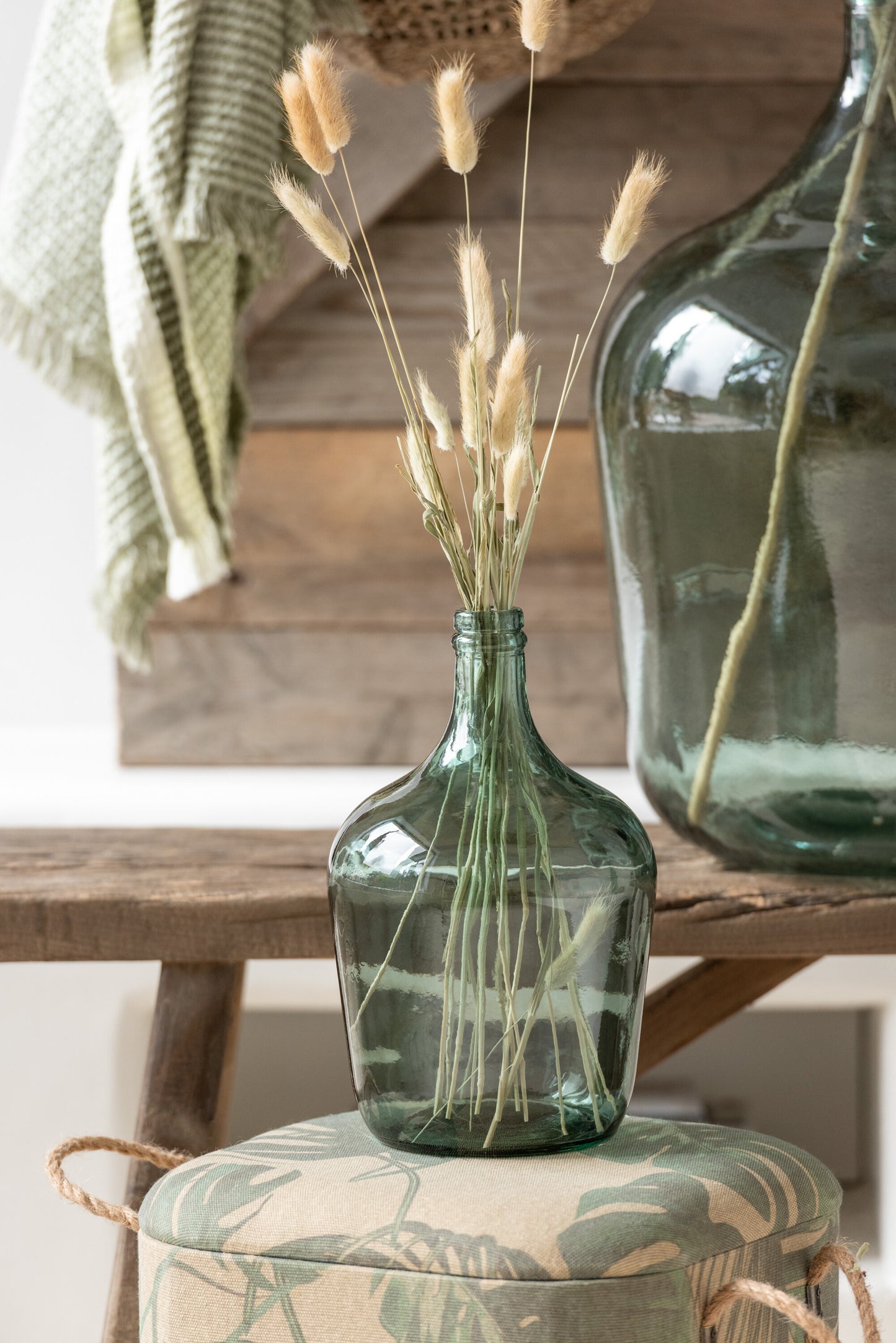 Glasballon Vase grün schenkefreude.ch