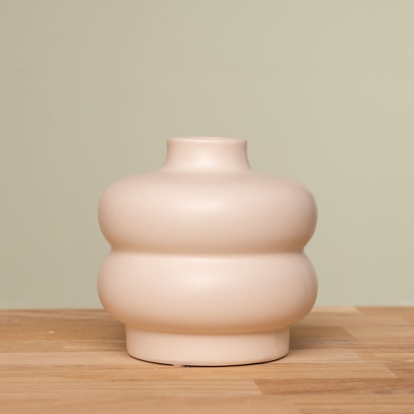 Vase Macaron cremé gelb schenkefreude.ch