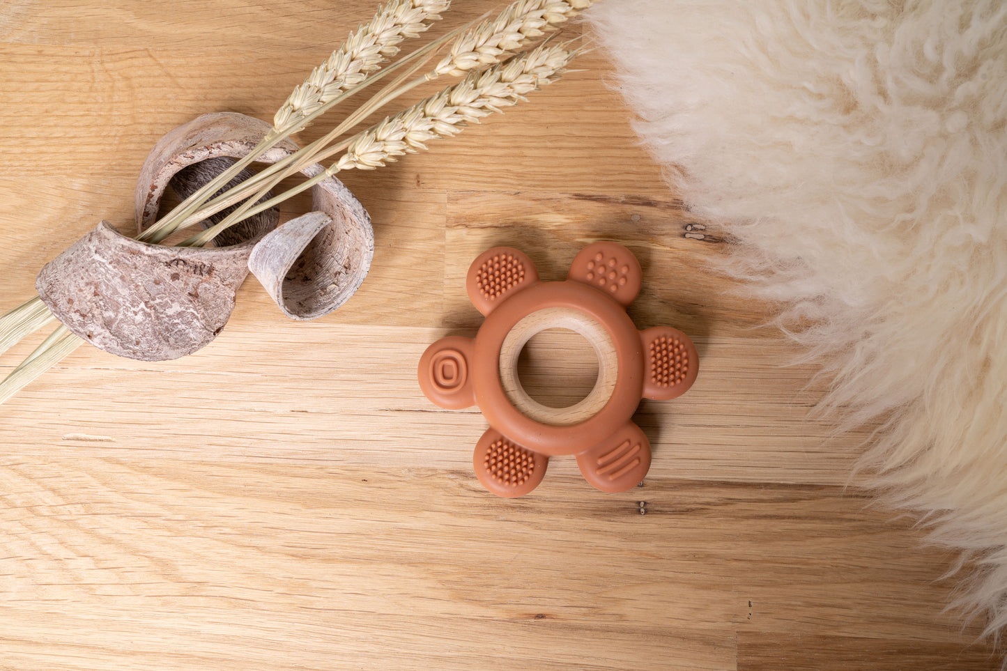 Beissring Blume terracotta schenkefreude.ch