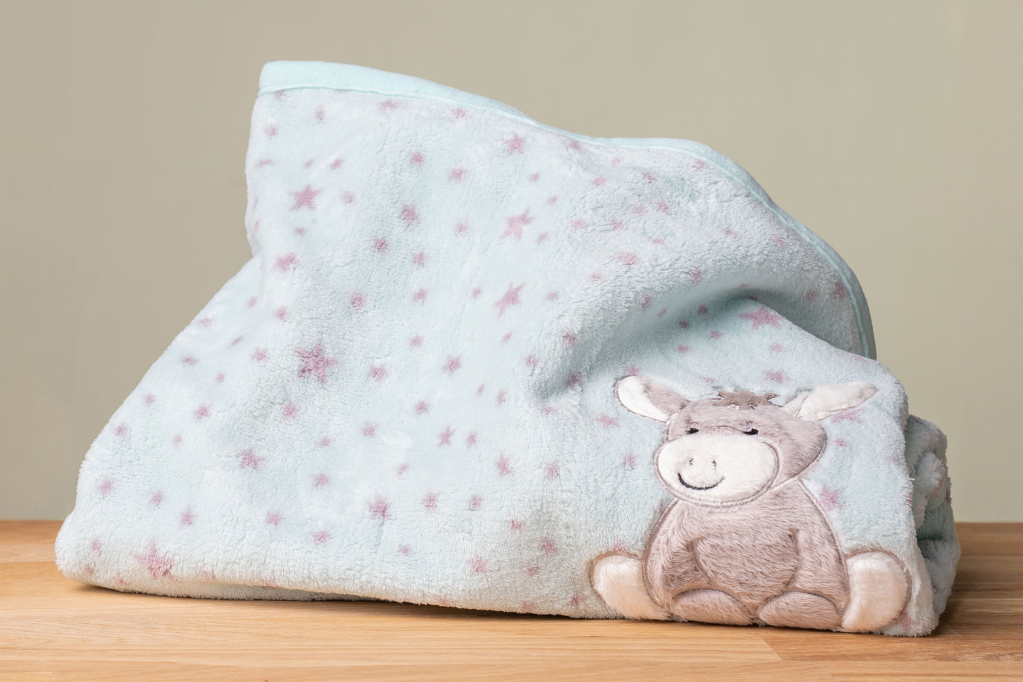 Plüsch Kuscheldecke Esel schenkefreude.ch