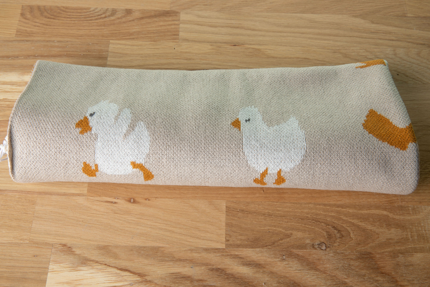 Strick Schmusedecke Enten schenkefreude.ch
