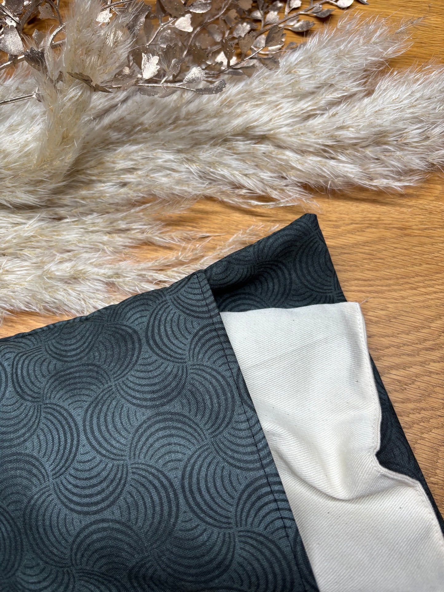 Wärmekissen Kühlkissen Waves anthrazit 16x24cm