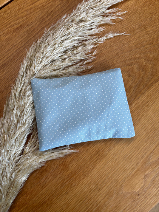 Wärmekissen Kirschkern Himmelblau 13x17cm