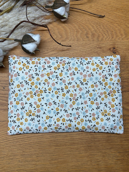 Wärmekissen Kühlkissen Blume weiss 16x24cm