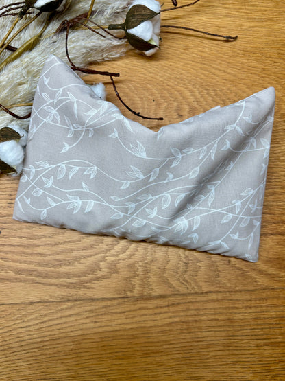 Wärmekissen Kühlkissen Blattranke beige 16x24cm