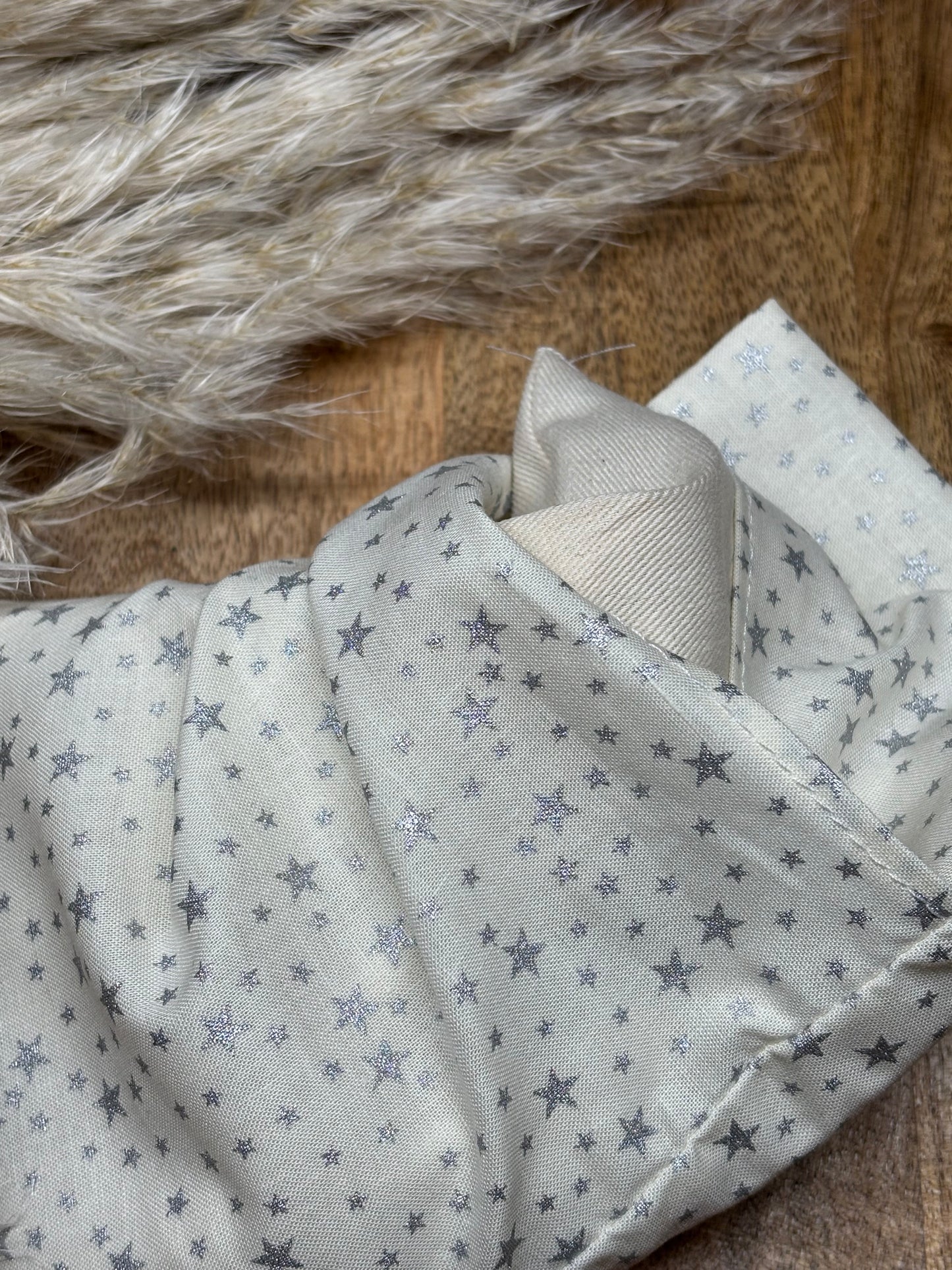 Wärmekissen Kühlkissen Silberstern 13x17cm