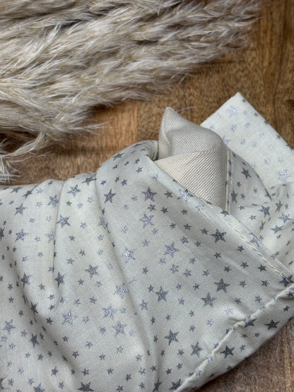 Wärmekissen Kühlkissen Silberstern 13x17cm